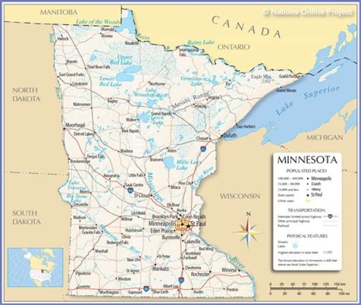 How Far Is Minnesota From Minneapolis