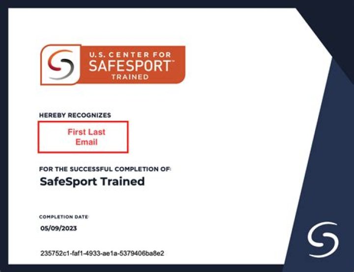 How Long Is Safesport Certification Good For