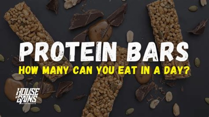 How Many Protein Bars Can I Eat A Day