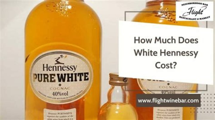 How Much Does White Hennessy Cost In The Bahamas