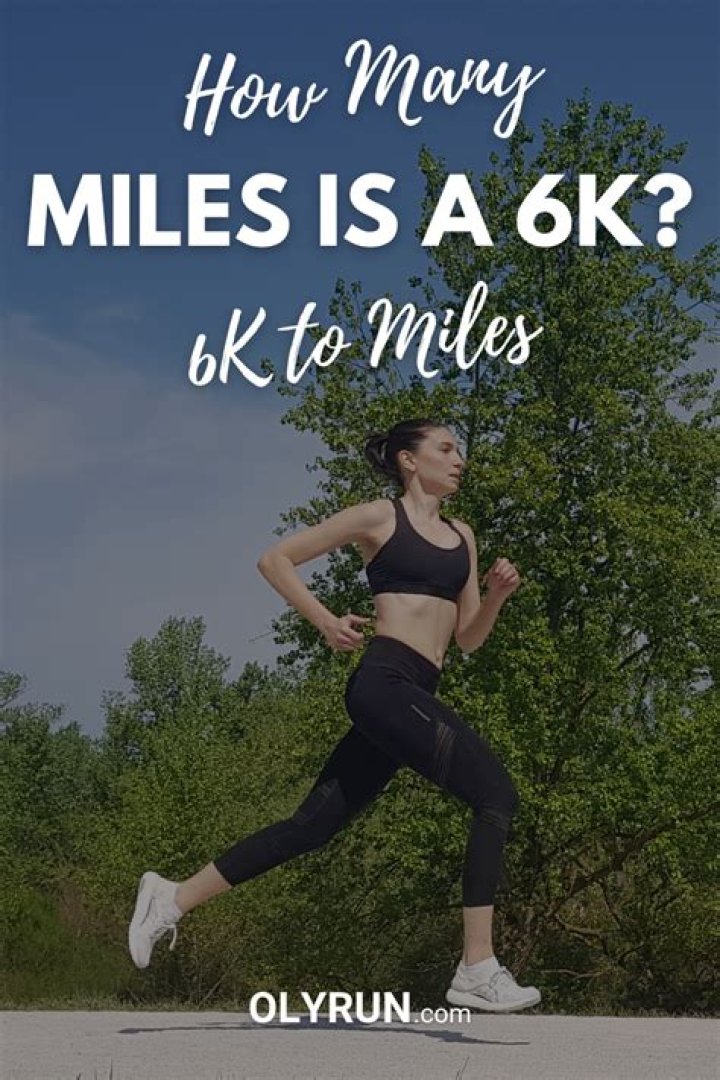 How Much Is A 6K Run