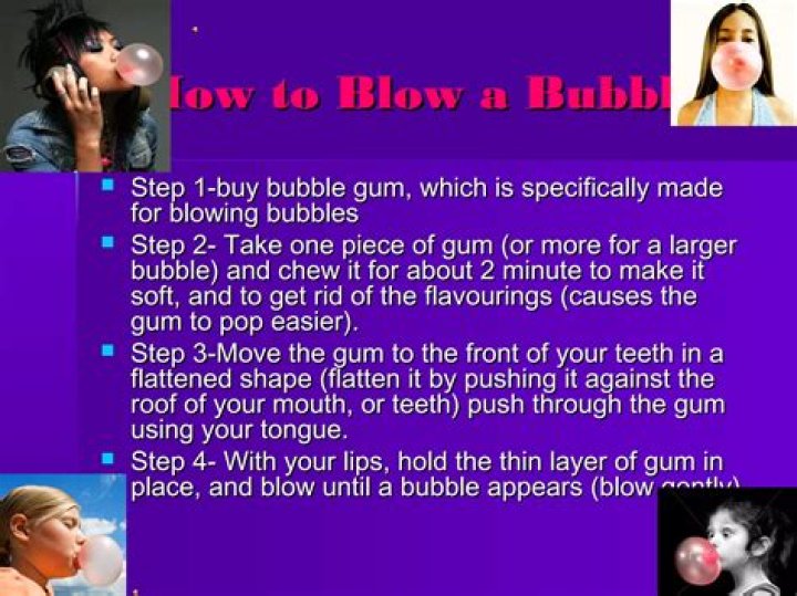 How To Blow Bubble Gum Inside Your Mouth