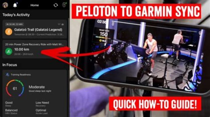How To Connect Peloton To Garmin