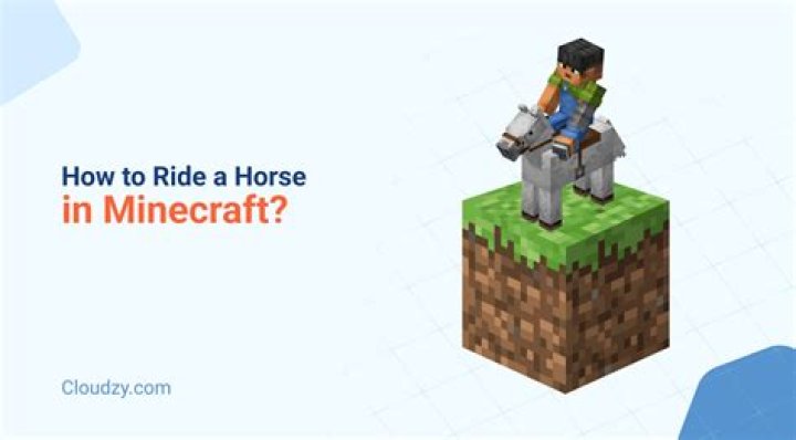 How To Stop Riding A Horse In Minecraft