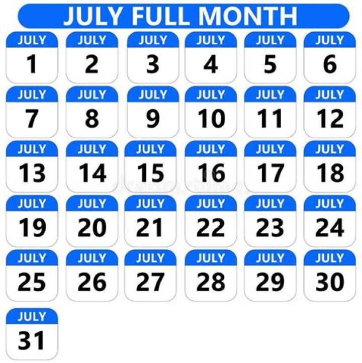 July Is What Number Month