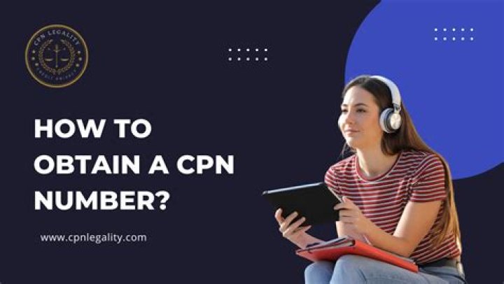 Question: How Do I Apply For A Cpn Number