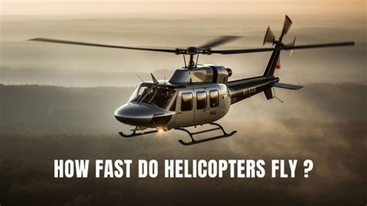 Question: How Fast Do Helicopters Travel