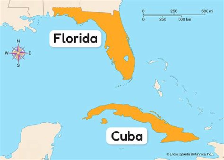Question: How Many Miles From Cuba To Florida Keys