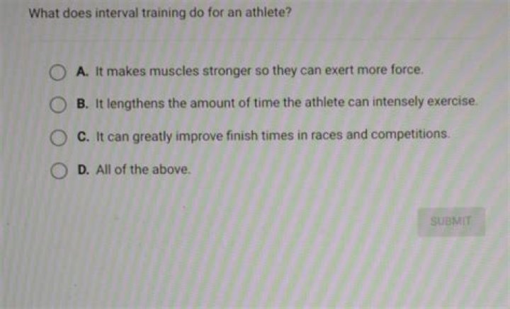 Question: What Does Interval Training Do For An Athlete