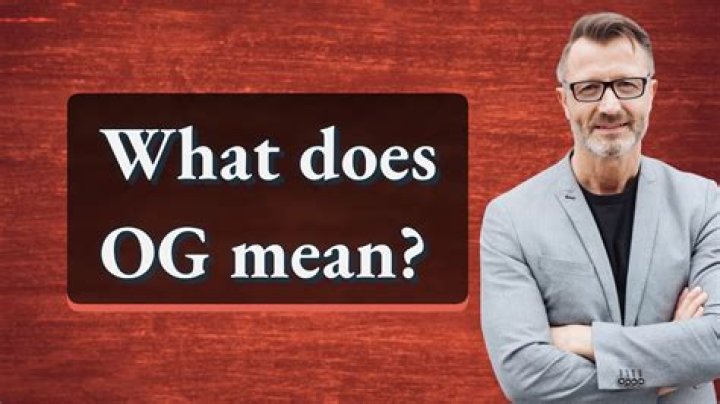 Question: What Does Og All Mean Shoes