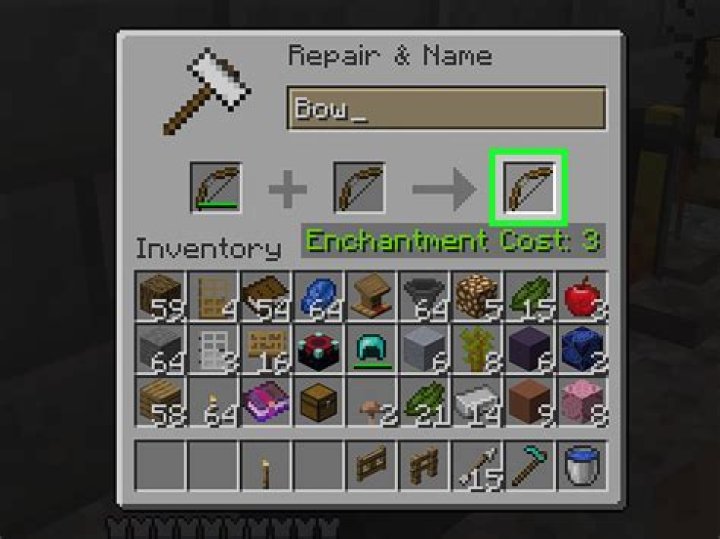 Quick Answer: How Can I Repair My Bow In Minecraft