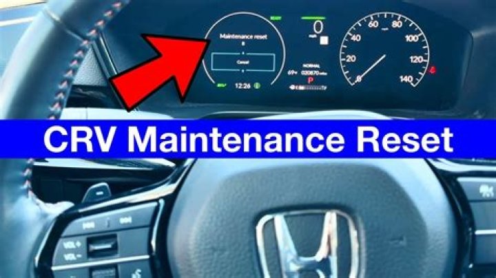 Quick Answer: How To Reset Maintenance Past Due 2019 Honda Cr V
