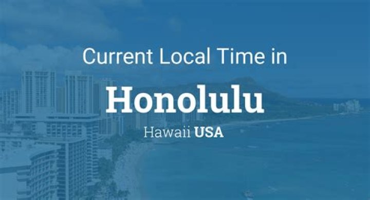 What Time In Honolulu Hawaii
