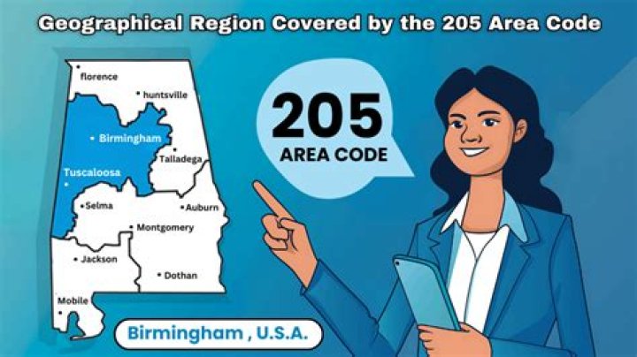 Where Is The 205 Area Code
