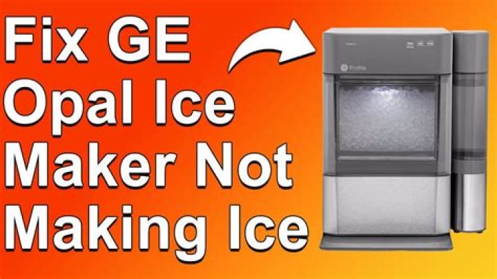 Why Is My Opal Ice Machine Not Making Ice