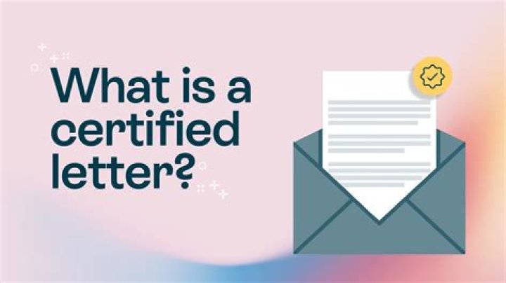 Why Would I Get A Certified Letter From The City